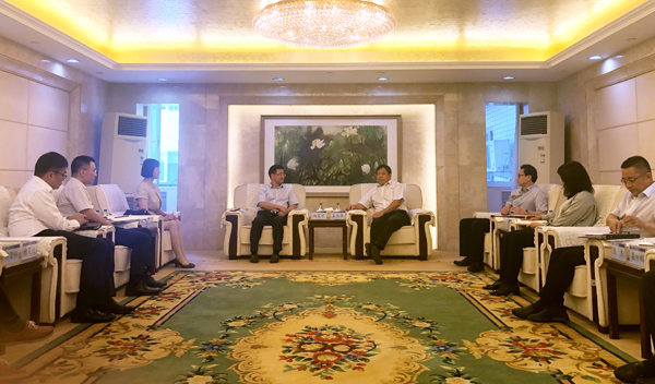 杨震宇高玲赴北京拜访华能新能源王力军总经理