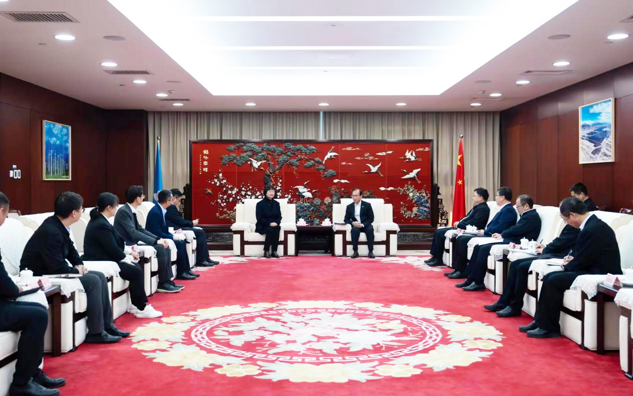 赢咖8董事长高玲拜访中国华电董事长江毅